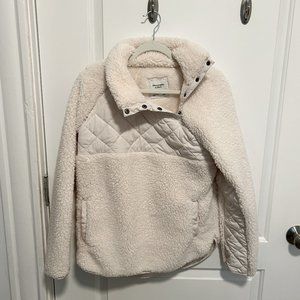 Abercrombie Asymmetrical Snap-up Fleece